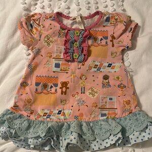 Matilda Jane Pink and Blue Kids Blouse